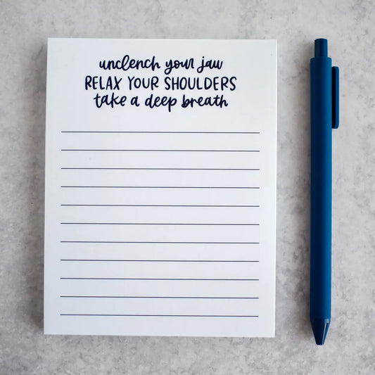 SELF CARE REMINDERS NOTEPAD