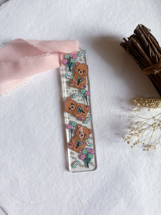 Self-Care Bear Bookmark