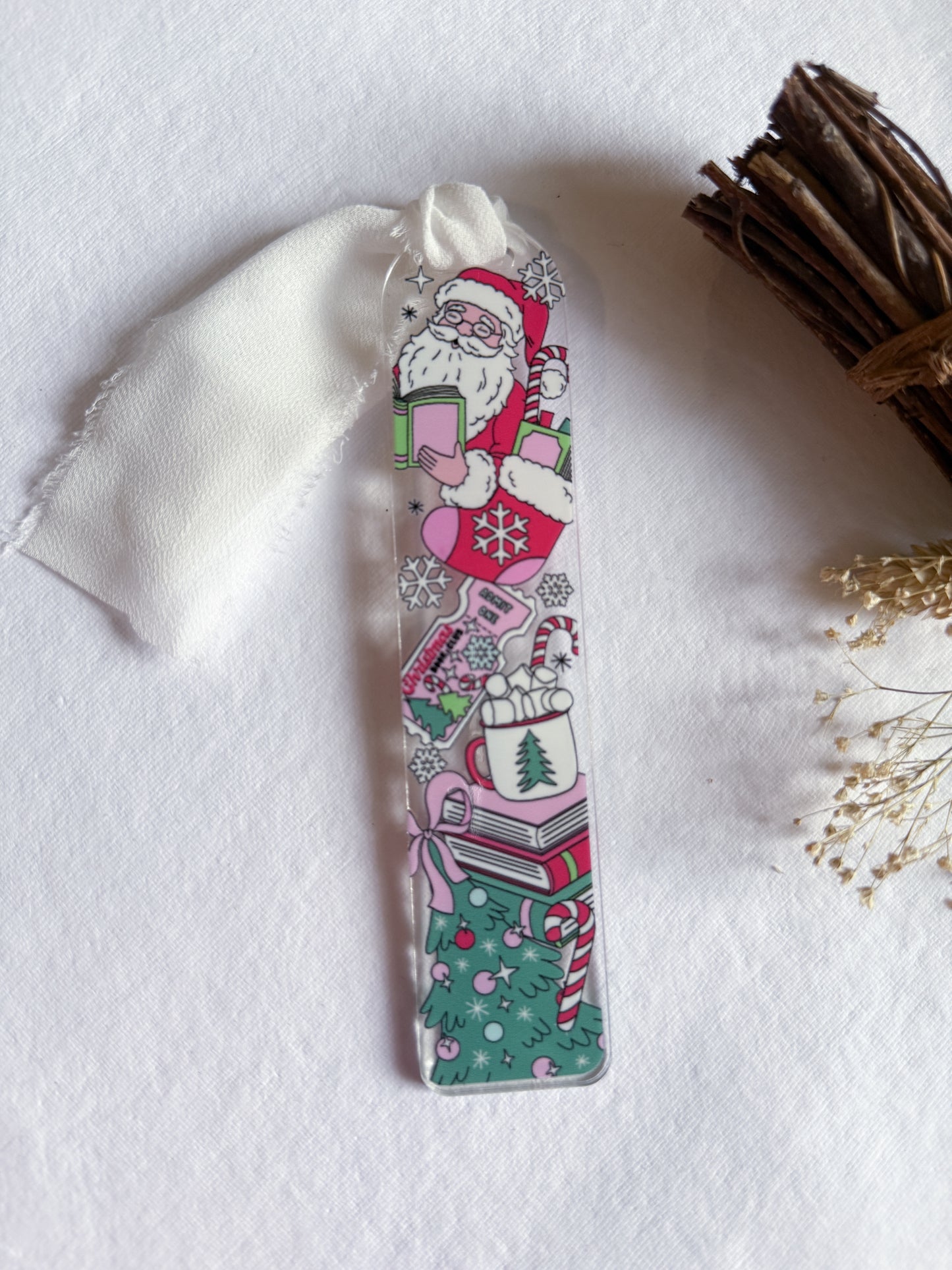 Santa Bookish Bookmark