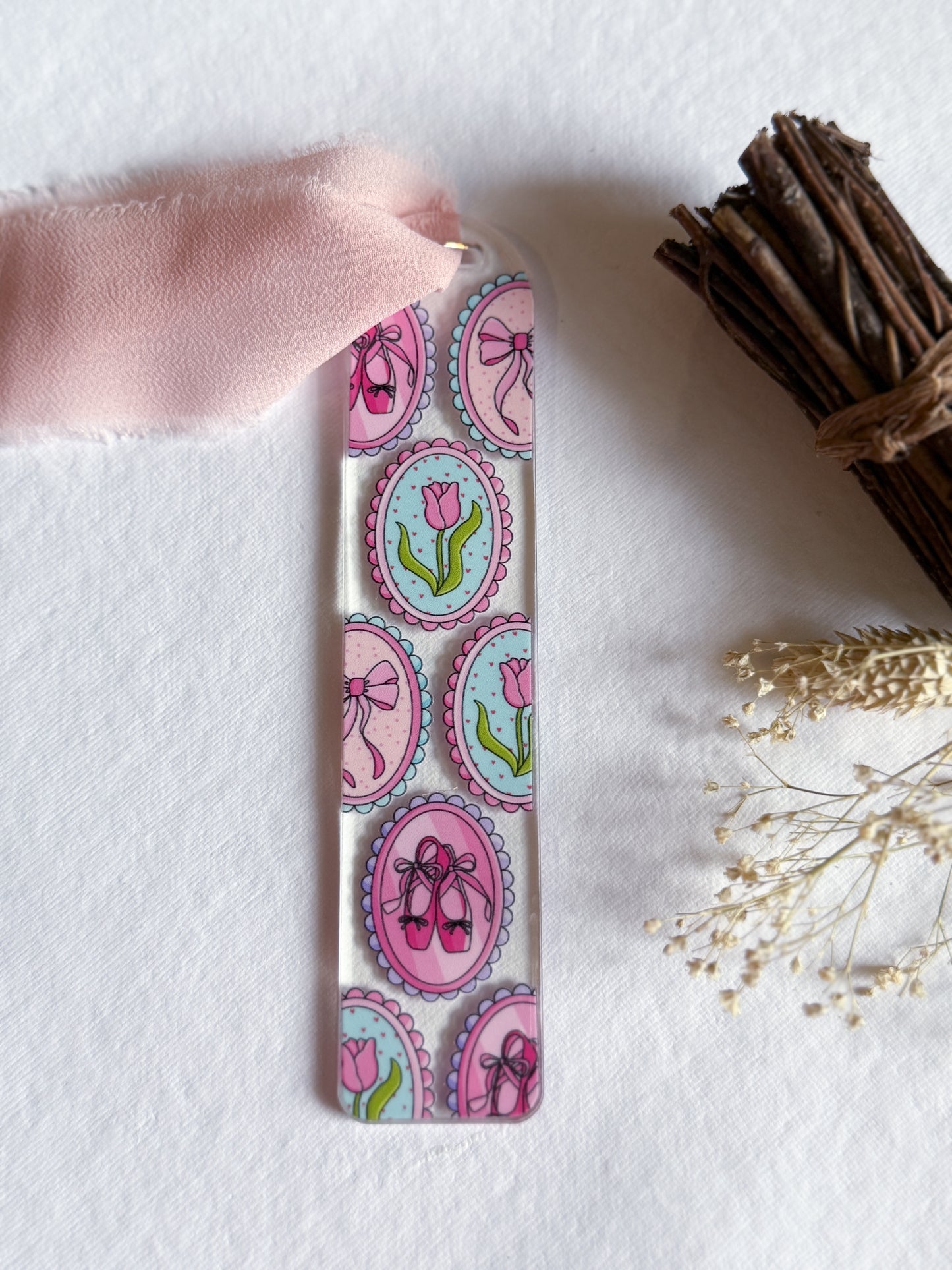 Ballet Rose Bookmark