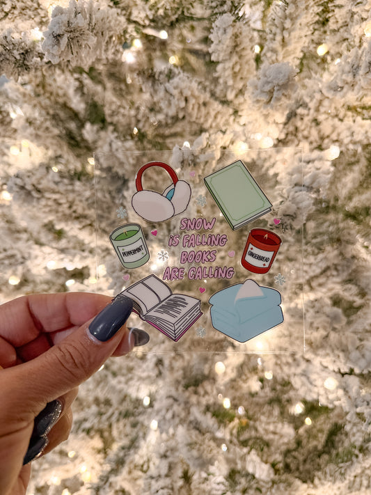 Books Are Calling Glass Cup