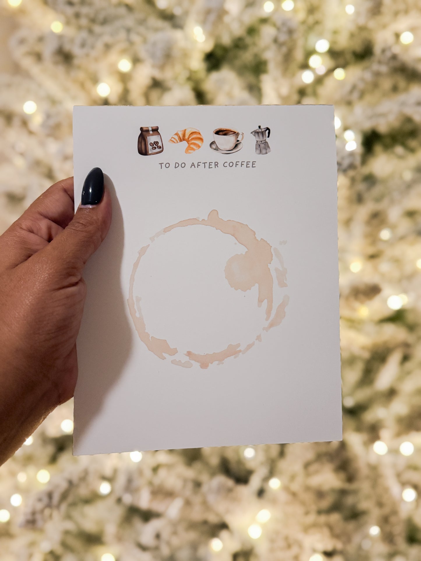 TO DO AFTER COFFEE NOTEPAD